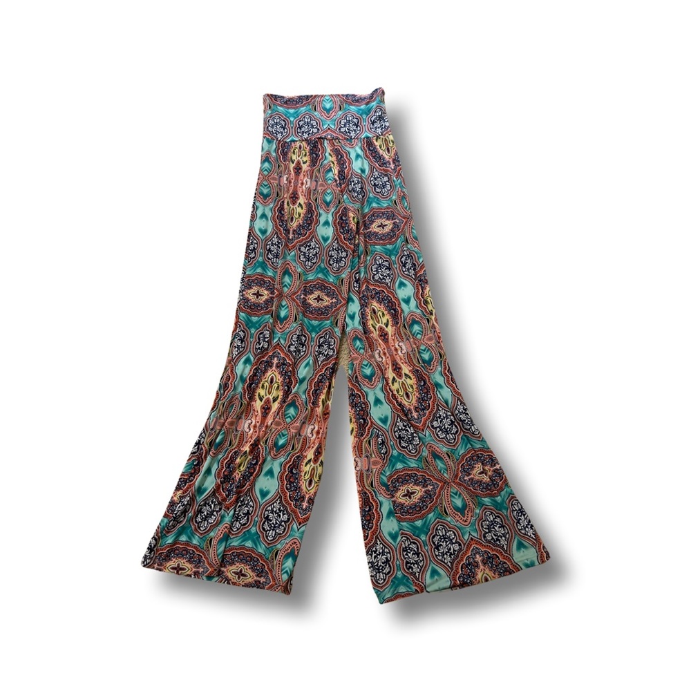 Chatoyant Brand 70s Print boho pants
